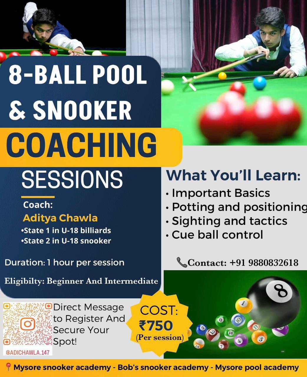 Snooker Coaching Session